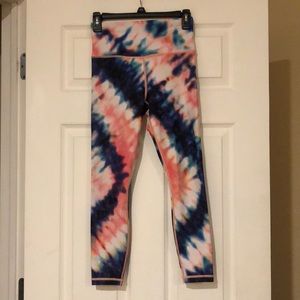 Athleta electric tie dye legging